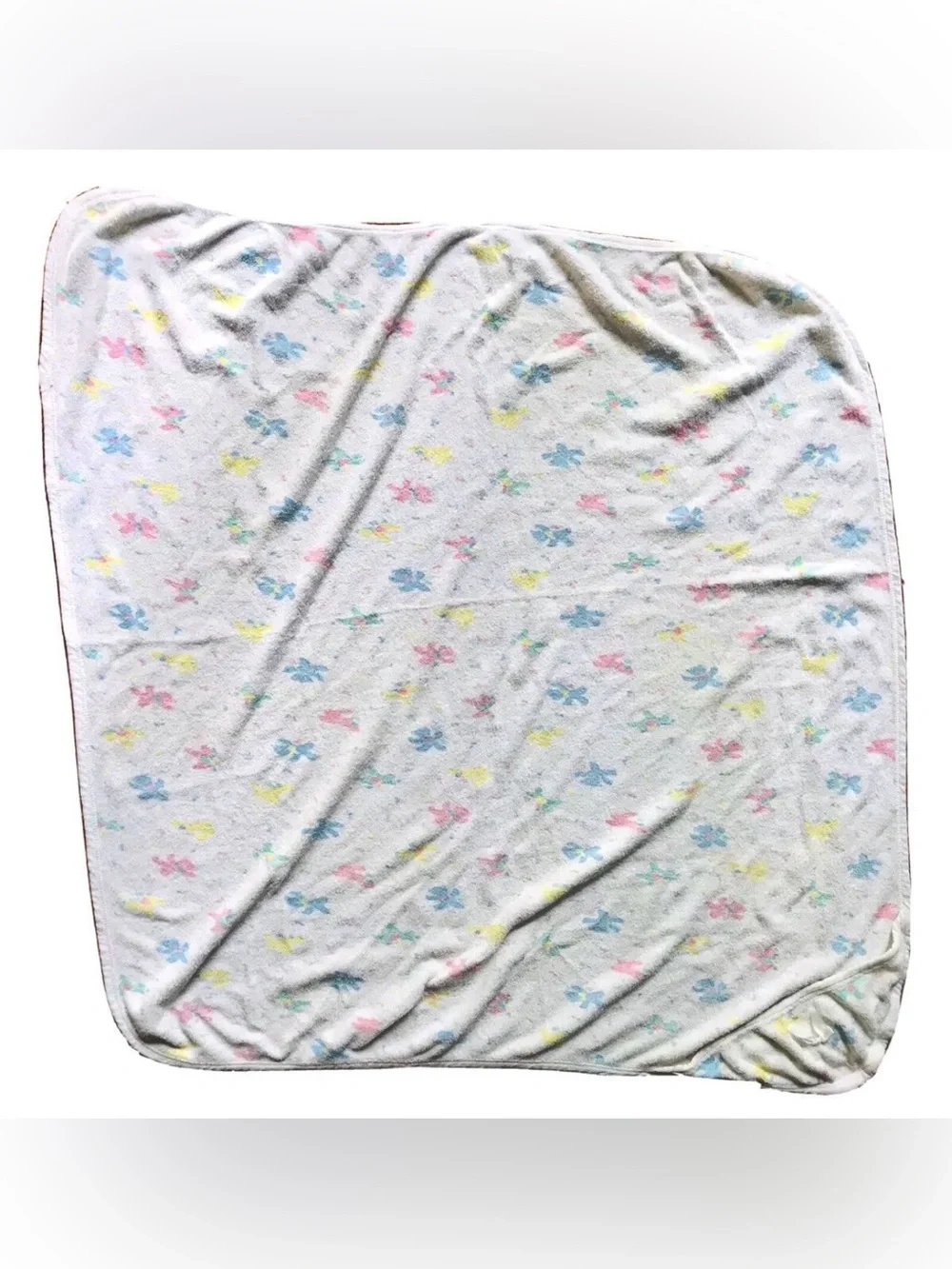 Kay Bee Vintage 87 Hooded Terry Baby Toddler Soft Combed Cotton Bath Towel 30X40